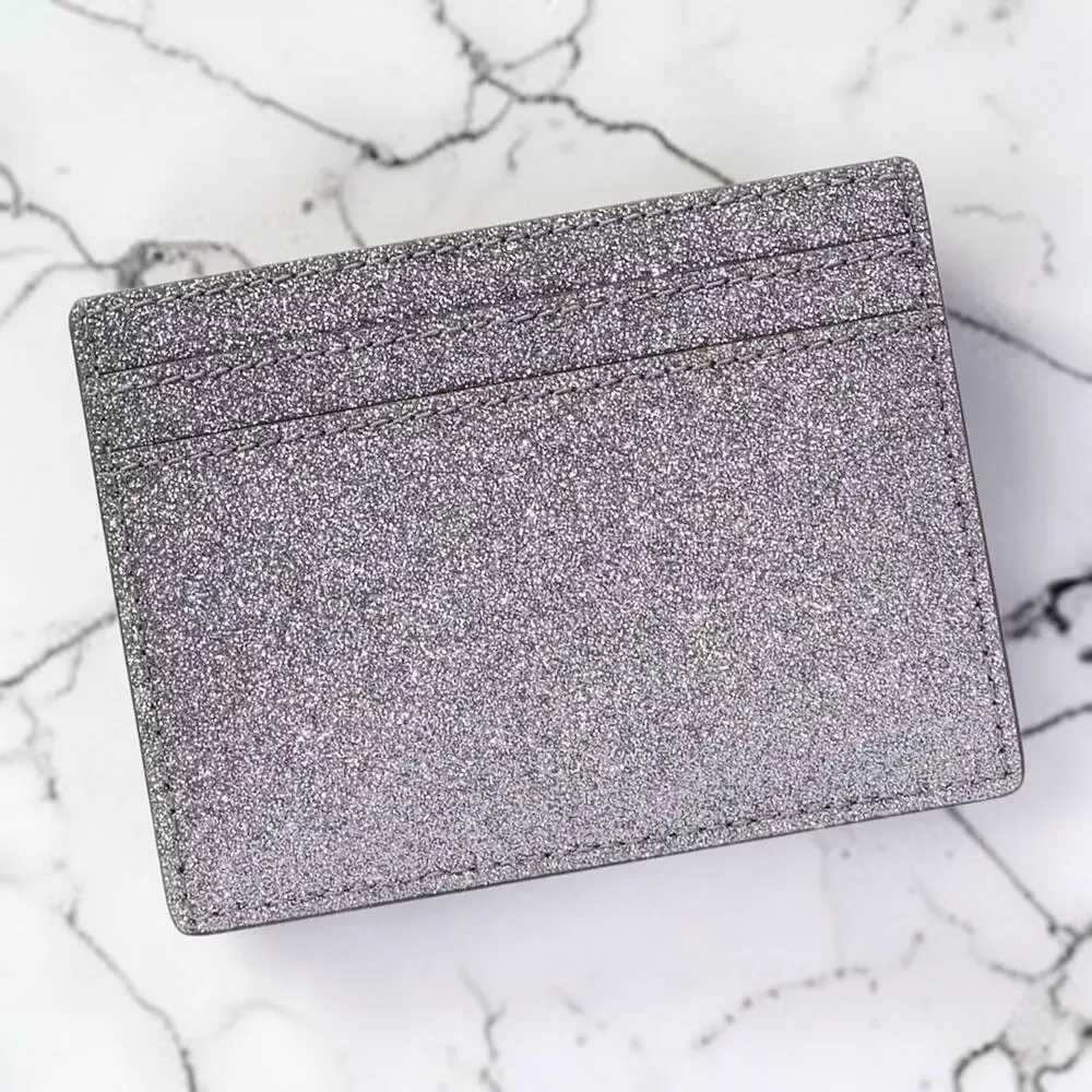 Kate Spade Kenzie Boxed Glitter Small Cardholder in Candied Flower KJ006